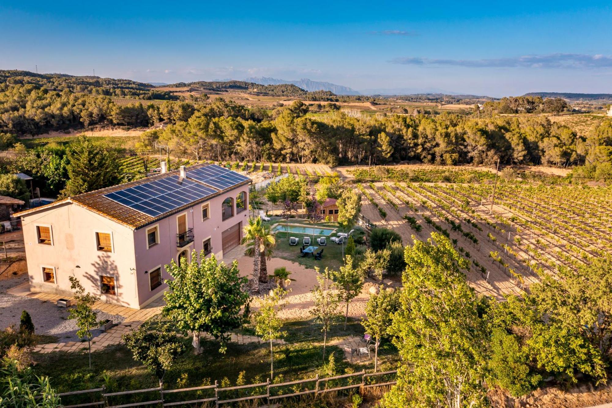 Villa Masia Cal Magi à Font-Rubi Extérieur photo